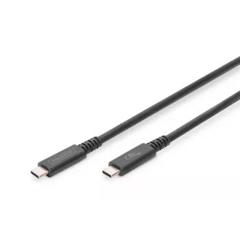 DIGITUS USB 4.0 connection cable Type-C to Type-C max. resolution 8K 30Hz PD3.0 40Gbits/s 1m