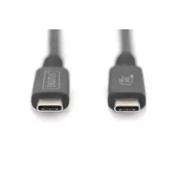 DIGITUS USB 4.0 connection cable Type-C to Type-C max. resolution 8K 30Hz PD3.0 40Gbits/s 1m