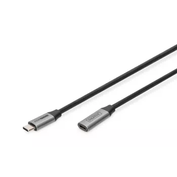 DIGITUS USB-C/M to USB-C/F PD60W Gen1 USB3.0 Extension Cable 1m 4K@60Hz