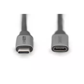 DIGITUS USB-C/M to USB-C/F PD60W Gen1 USB3.0 Extension Cable 1m 4K@60Hz