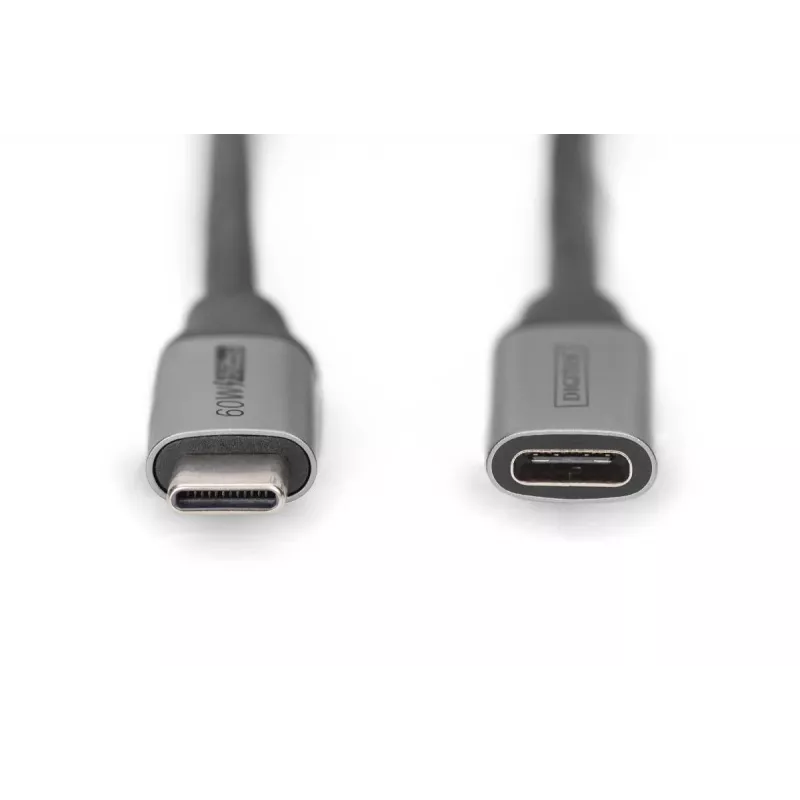 DIGITUS USB-C/M to USB-C/F PD60W Gen1 USB3.0 Extension Cable 1m 4K@60Hz