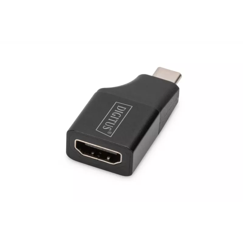 Digitus 4K USB Adapter USB-C to HDMI-A Black Aluminium