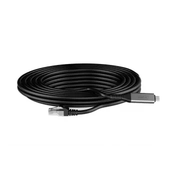 DIGITUS USB-C 3.2 Gen1 - RJ45 Ethernet cable - CAT6a S/FTP Black - 3m