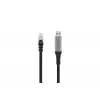 DIGITUS USB 3.2 Gen1 - RJ45 Ethernet cable - CAT6a S/FTP Black - 10m