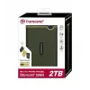 TRANSCEND Storejet 25m3 2TB SATA 2.5in USB3.0 Military Green
