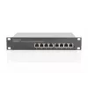 DIGITUS 8 Port Gigabit PoE Switch 10in 8x10/100/1000Mbps RJ45 PoE 96W