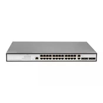 DIGITUS L2 managed Gigabit Ethernet Switch 24-port + 2 combo and 2 SFP uplink port