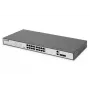 DIGITUS Fast Ethernet PoE Switch 16-port PoE + 2 Combo. 250W PoE budget