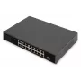 DIGITUS PoE Switch 16 Port 10/100 Mbps 16 x10/100Mbps PoE RJ45 Ports,1x GE RJ45,1x SFP