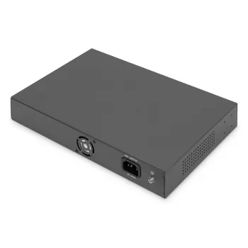 DIGITUS PoE Switch 16 Port 10/100 Mbps 16 x10/100Mbps PoE RJ45 Ports,1x GE RJ45,1x SFP