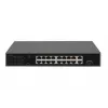 DIGITUS PoE Switch 16 Port 10/100 Mbps 16 x10/100Mbps PoE RJ45 Ports,1x GE RJ45,1x SFP