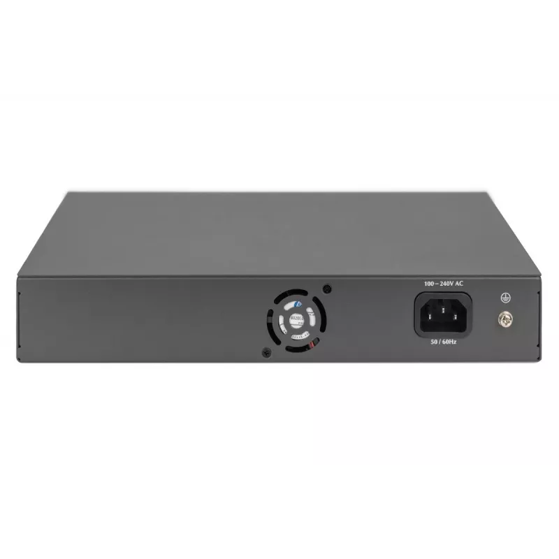 DIGITUS PoE Switch 16 Port 10/100 Mbps 16 x10/100Mbps PoE RJ45 Ports,1x GE RJ45,1x SFP