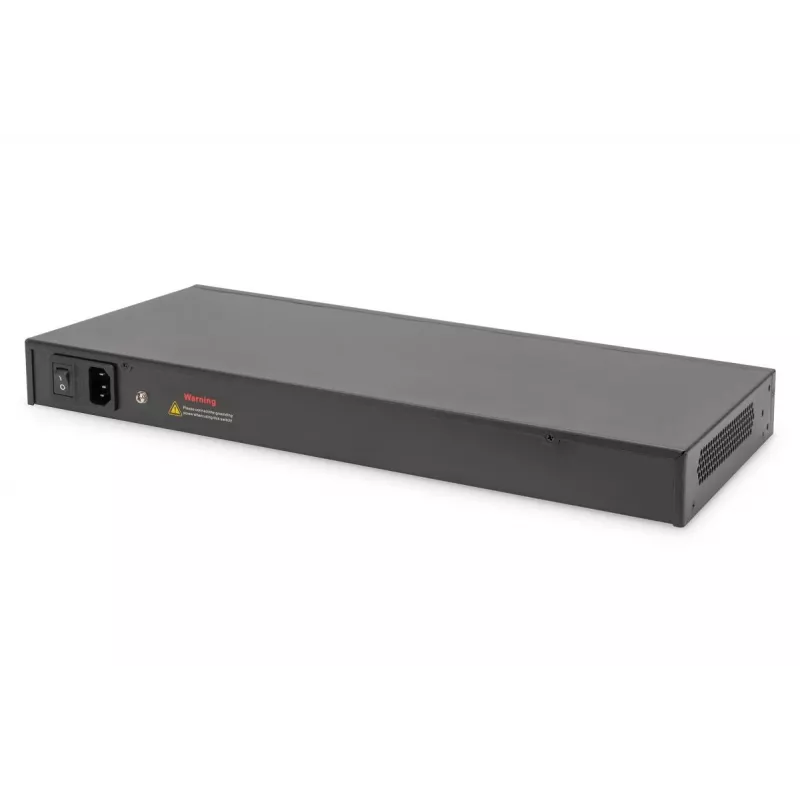DIGITUS Gigabit Ethernet Switch with PoE Injector 24 Port L2 Managed 2 SFP Upload