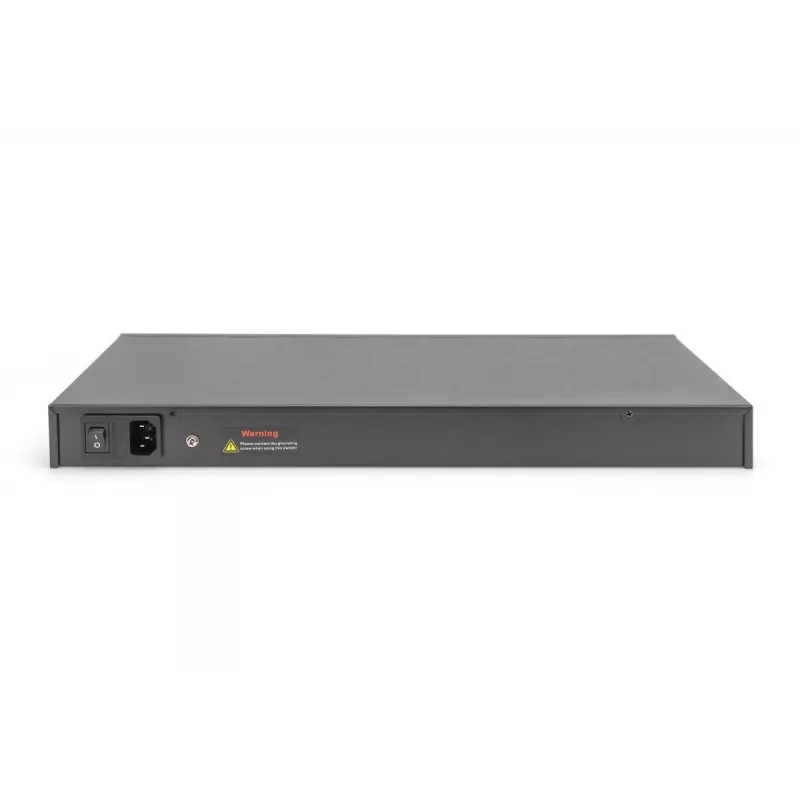 DIGITUS Gigabit Ethernet Switch with PoE Injector 24 Port L2 Managed 2 SFP Upload