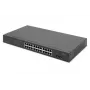DIGITUS Unmanaged PoE Switch - 24-Port Gigabit + 2-Port Gigabit SFP