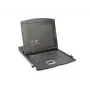 DIGITUS Modularized 43.2cm (19IN) HD TFT console with 1 port VGA. RAL 9005 black - GE keyboard