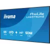 iiyama LH6575UHS-B2AG Signage Display Digital signage flat panel 163.8 cm (64.5 inch) LCD Wi-Fi 500 cd/m² 4K Ultra HD Black Built-in processor Android 11 24/7