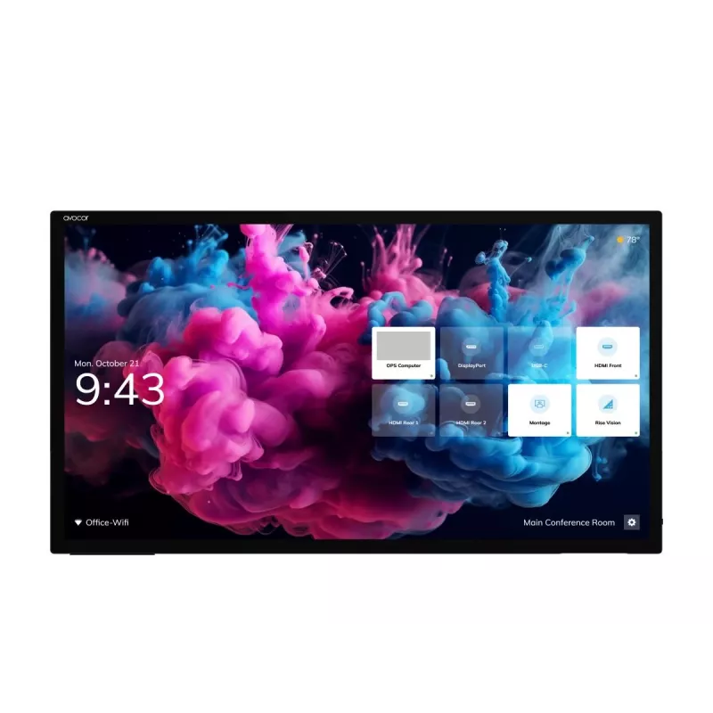 AVOCOR Avh-8620 86in 4k Glass LED Interactive Display