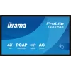 iiyama T4329AS-B1AG computer monitor 108 cm (42.5 inch) 3840 x 2160 pixels 4K Ultra HD LED Touchscreen Black