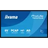 iiyama T6529AS-B1AG Signage Display Kiosk design 163.8 cm (64.5 inch) LED Wi-Fi 420 cd/m² 4K Ultra HD Black Touchscreen Built-in processor Android 24/7
