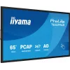 iiyama T6529AS-B1AG Signage Display Kiosk design 163.8 cm (64.5 inch) LED Wi-Fi 420 cd/m² 4K Ultra HD Black Touchscreen Built-in processor Android 24/7