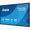 iiyama T6529AS-B1AG Signage Display Kiosk design 163.8 cm (64.5 inch) LED Wi-Fi 420 cd/m² 4K Ultra HD Black Touchscreen Built-in processor Android 24/7