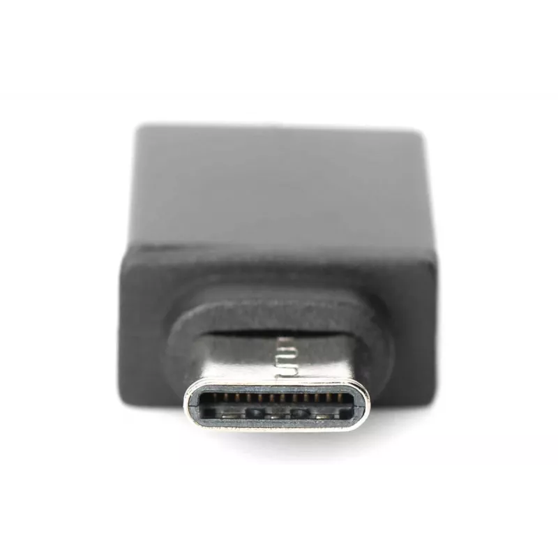 DIGITUS USB Type-C adapter, type C to A Super-Speed, black
