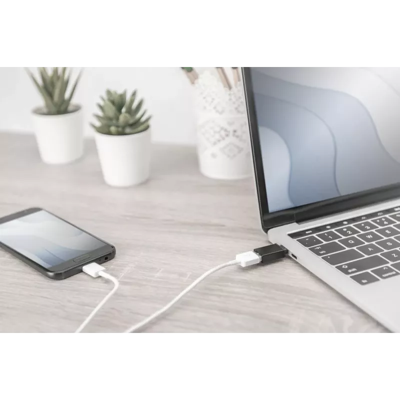 DIGITUS USB Type-C adapter, type C to A Super-Speed, black