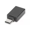 DIGITUS USB Type-C adapter, type C to A Super-Speed, black