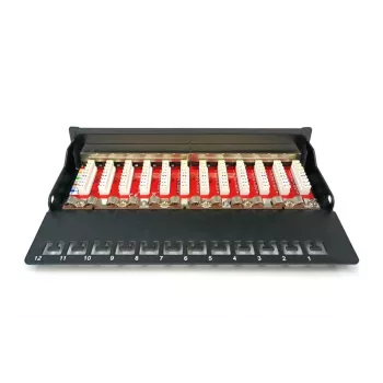 Patch Panel Digitus Desktop CAT 6A Class EA Shielded Black