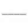DIGITUS Patch panel CAT6A EA shielded, 24-port RJ45 dust cover, 8P8C, 0.5U, grey RAL 7035