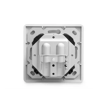 DIGITUS CAT6A Class EA network outlet, shielded 1x RJ45, LSA, pure white, flush mount, 8 direction