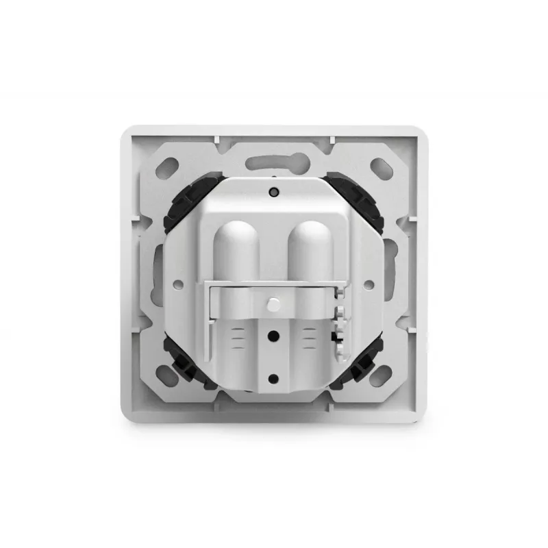 DIGITUS CAT6A Class EA network outlet, shielded 1x RJ45, LSA, pure white, flush mount, 8 direction