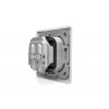 DIGITUS CAT6A Class EA network outlet, shielded 1x RJ45, LSA, pure white, flush mount, 8 direction