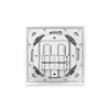 DIGITUS CAT6A Class EA network outlet, shielded 2x RJ45, LSA, pure white, flush mount, 8 direction