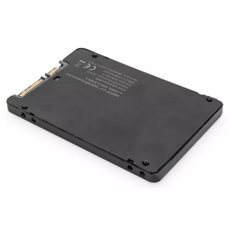 DIGITUS HDD Enclosure 2.5in SATA - M.2 or mSATA SATA 3 6 Gbit/s, write speed up to 520 MB/s