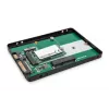 DIGITUS HDD Enclosure 2.5in SATA - M.2 or mSATA SATA 3 6 Gbit/s, write speed up to 520 MB/s