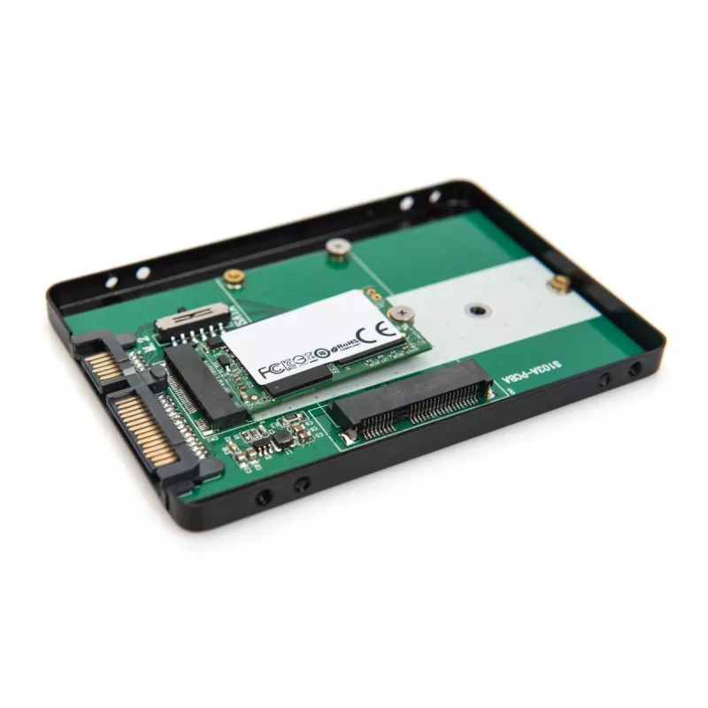 DIGITUS HDD Enclosure 2.5in SATA - M.2 or mSATA SATA 3 6 Gbit/s, write speed up to 520 MB/s