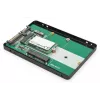 DIGITUS HDD Enclosure 2.5in SATA - M.2 or mSATA SATA 3 6 Gbit/s, write speed up to 520 MB/s