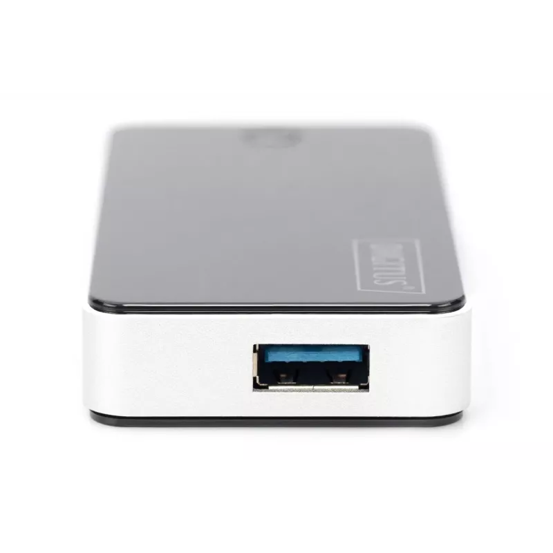 DIGITUS USB-hub 4port USB3.0 External Black Piano Finish