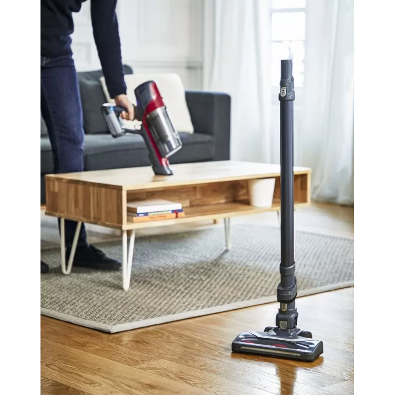 Rowenta RH6878 2-in-1 stick vacuum Battery Dry Cyclonic Bagless 0.55 L 100 W Red, Grey