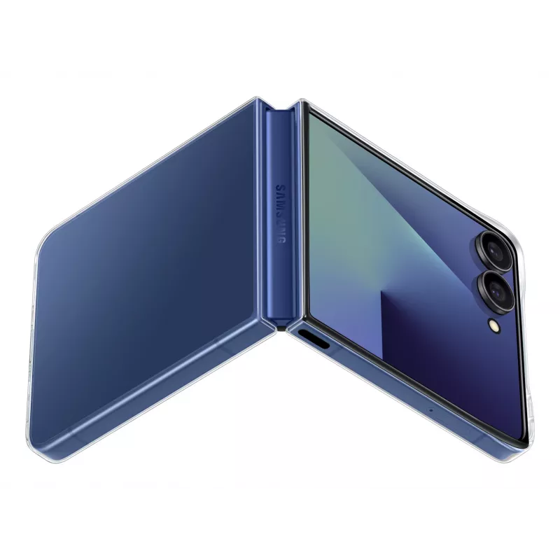 Samsung Clear Case for Galaxy Z Flip7, Cover, Samsung, Galaxy Z Flip7, 17.5 cm (6.9 inch), Transparent