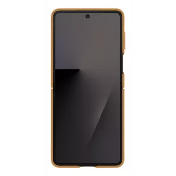 Protective flip cover case Samsung Flip7 Kindsuit EF-VF766PAEGWW for Galaxy Z Flip7 — Camel