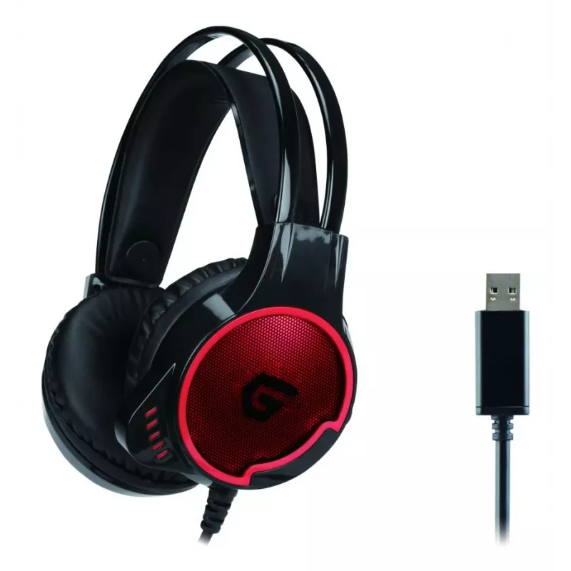 Conceptronic ATHAN U1, 7.1-Channel Surround Sound Gaming USB Headset