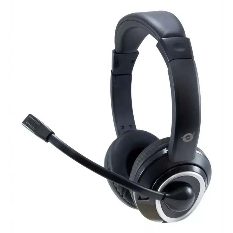 Conceptronic POLONA02B headphones/headset Wired Head-band Gaming Black