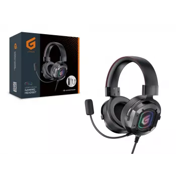 Conceptronic ATHAN Stereo Sound Gaming Headset, Wired, 20 - 20000 Hz, Gaming, 477 g, Headset, Black