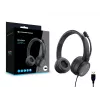 Conceptronic POLONA05B Stereo USB Headset, Noise Cancelling Microphone