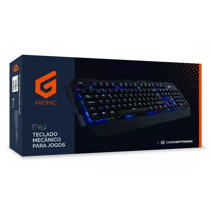 Conceptronic KRONIC Mechanical Gaming Keyboard, RGB, Portuguese layout