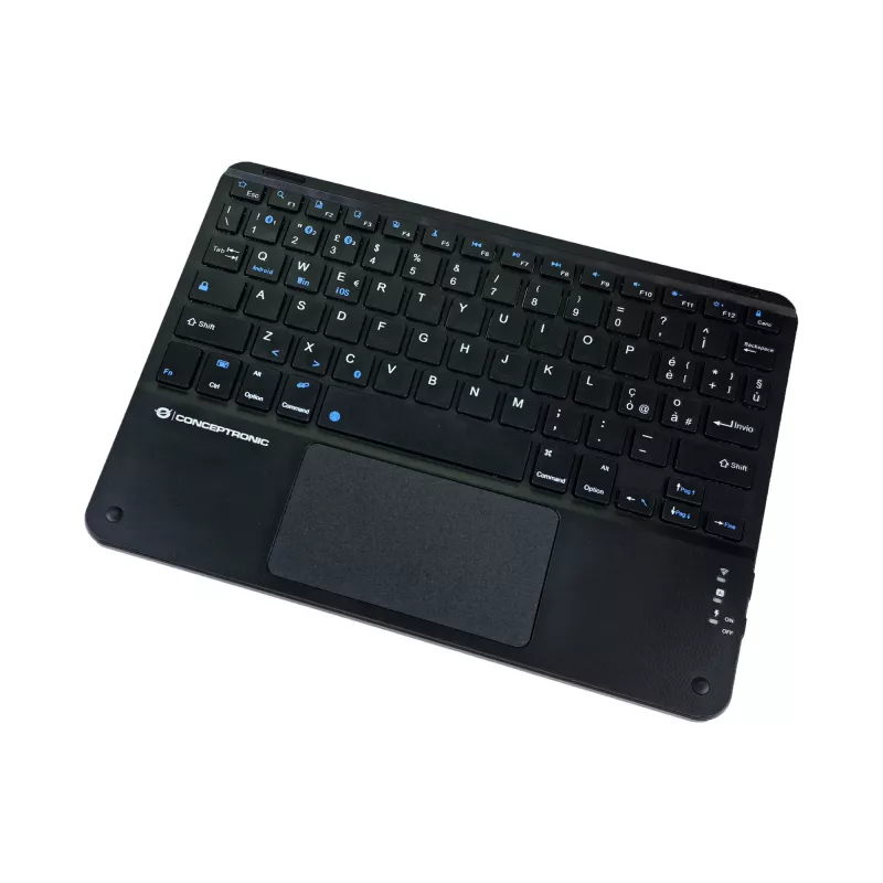 Conceptronic TOBIN01BIT 10-inch Bluetooth Touchpad Keyboard, QWERTY Italian