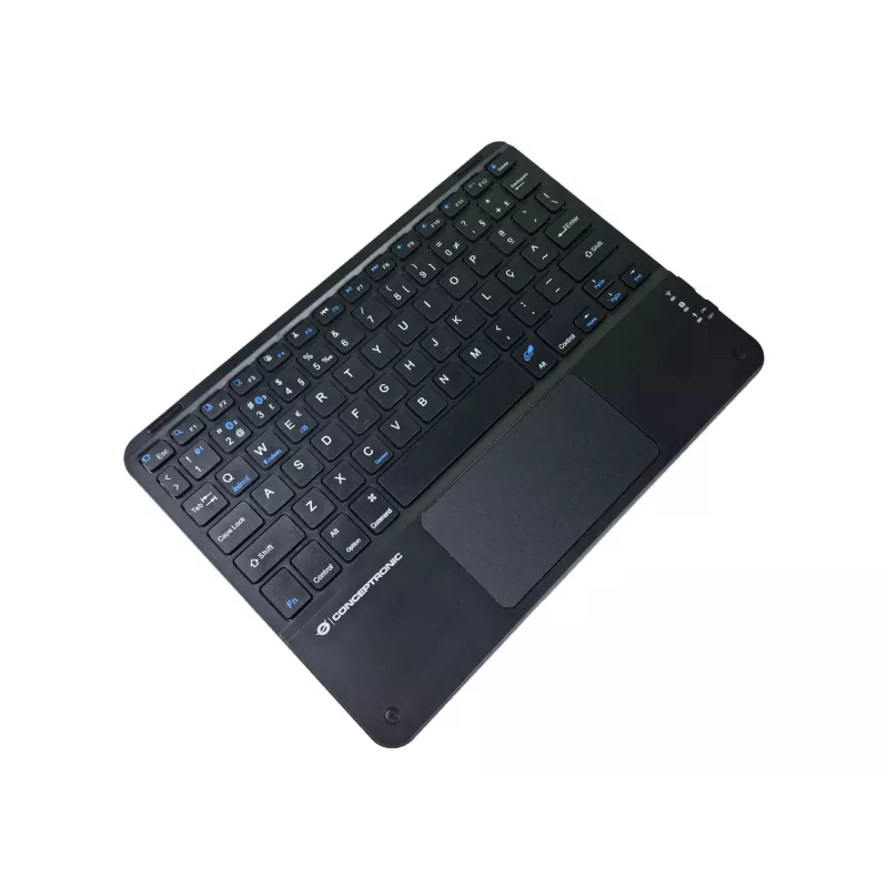Conceptronic TOBIN01BPT 10-inch Bluetooth Touchpad Keyboard, QWERTY Portuguese